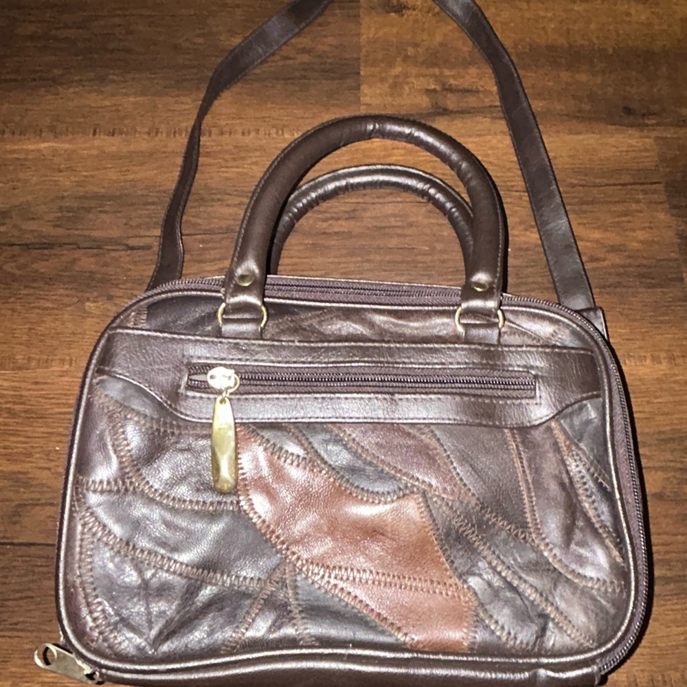 Leather Patchwork Crossbody - Picture 12 of 14
